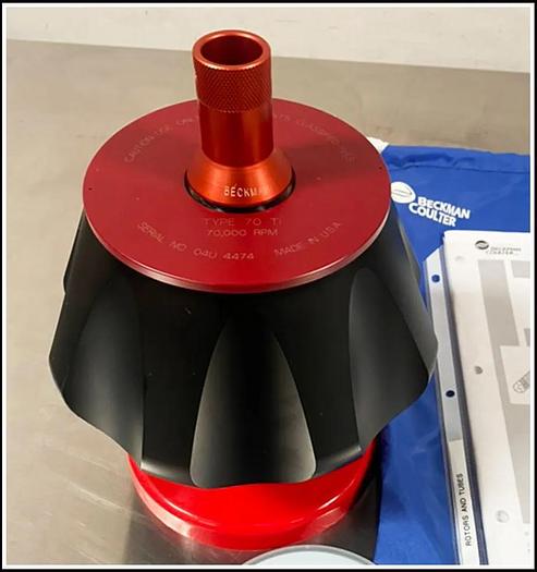 Used Beckman Rotor 70Ti Ultracentrifuge 70 Ti w WARRANTY