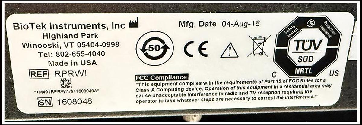 Used PowerWave HT Scanning Microplate Reader Spectrophotometer COMPLETE WARRANTY