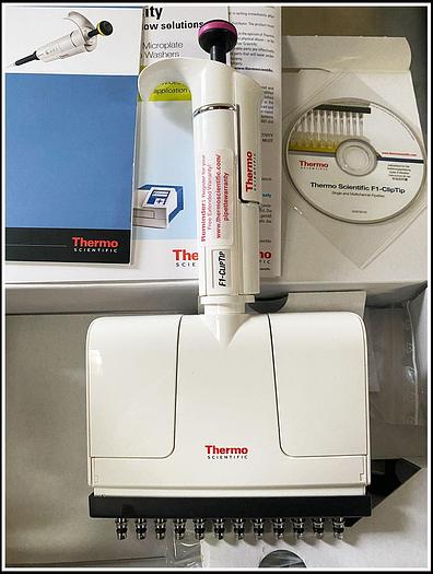 NEW Thermo 4661150 F1-ClipTip 1-10uL 12Ch Multichannel Pipette w WARRANTY