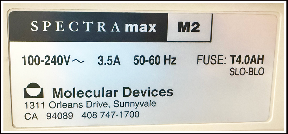 Used Molecular Devices SpectraMax M2 Multimode Microplate Reader w WARRANTY