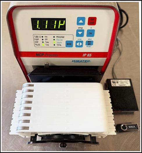 Used ISMATEC MCP Process 8 Channel Head w WARRANTY