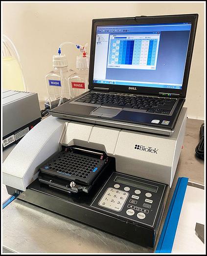 Used Bio-Tek ELx800 Microplate Reader & Elx50 Washer COMBO w WARRANTY