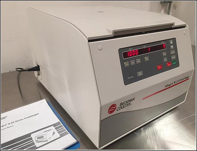 Used Beckman X-22 Centrifuge w SX4250 Swing Bucket Rotor w WARRANTY