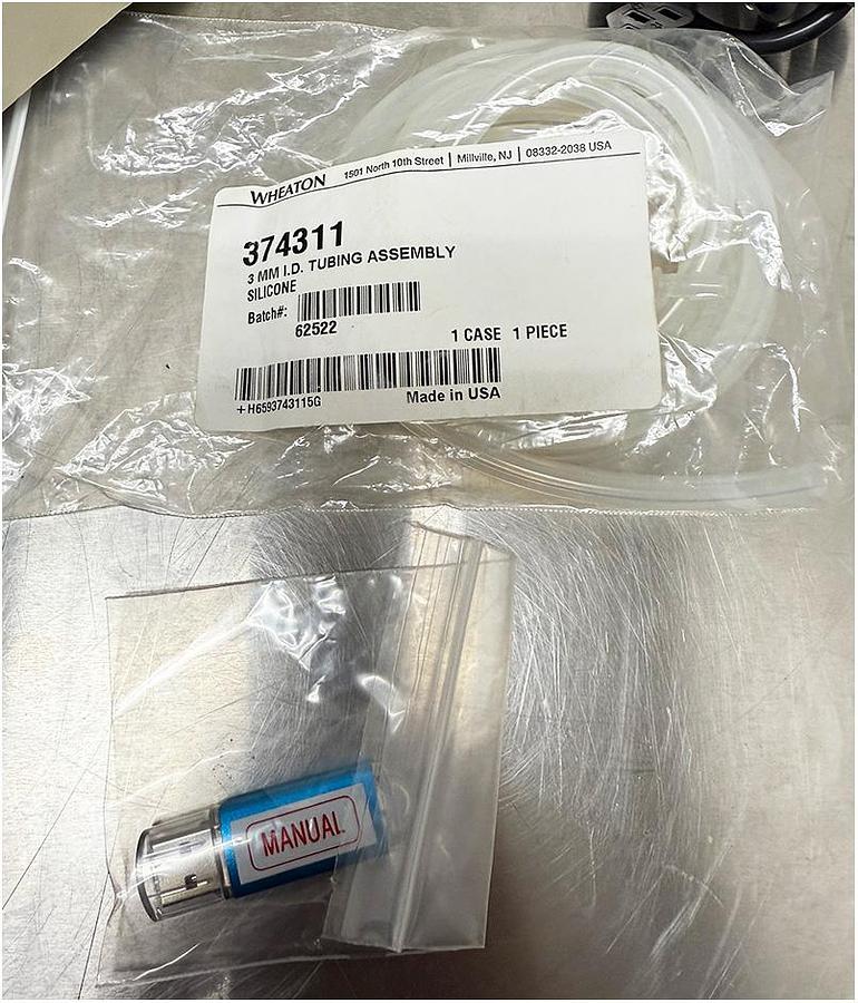 Used Wheaton Omnispense PLUS Dispensing Pump TWO HEADS w WARRANTY