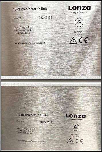 Used Lonza Nucleofector 4D Electroporator w WARRANTY
