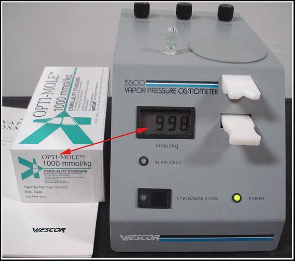 Used Wescor Vapor Pressure Osmometer 5500 w WARRANTY