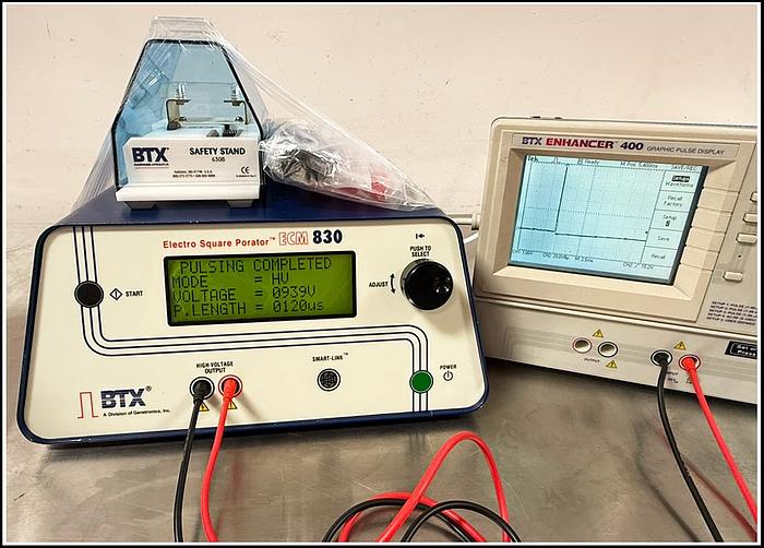 Used BTX Cell Porator Electroporation System ECM 830 w WARRANTY