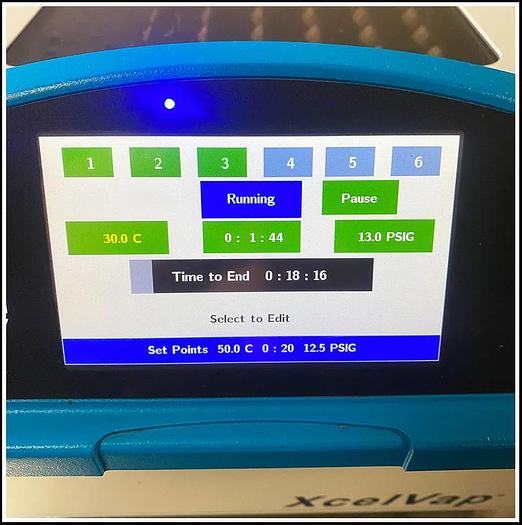 Used Biotage XcelVap Tube Evaporator Concentrator w WARRANTY