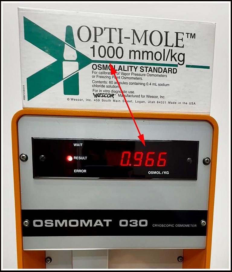 Used GONOTEC ELITECH Cryoscopic Osmometer OSMOMAT 030 w WARRANTY