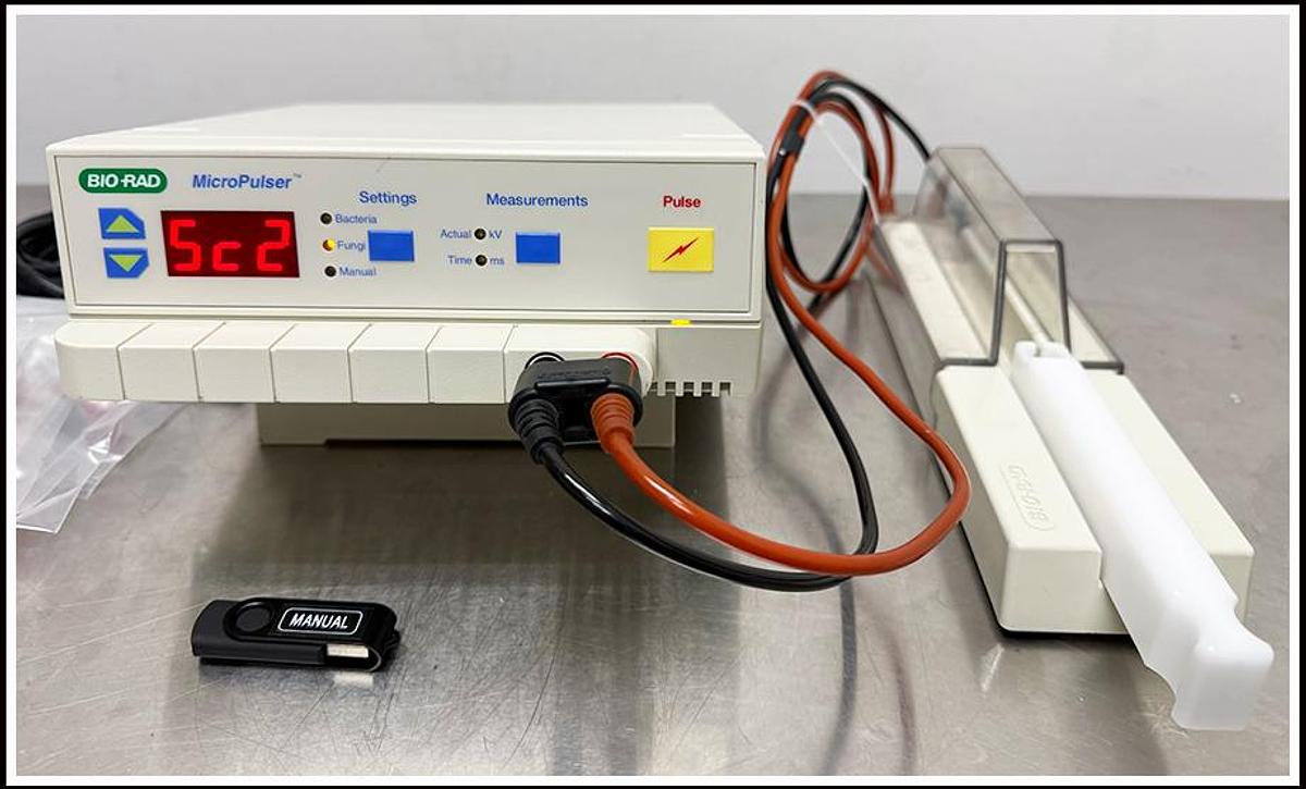 Used Bio-Rad Micropulser Electroporation Bacterial Pulser w WARRANTY