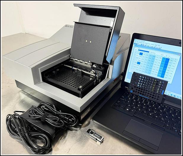 Used Bio-Tek Elx808 Microplate Reader Spectrophotometer COMPLETE w WARRANTY