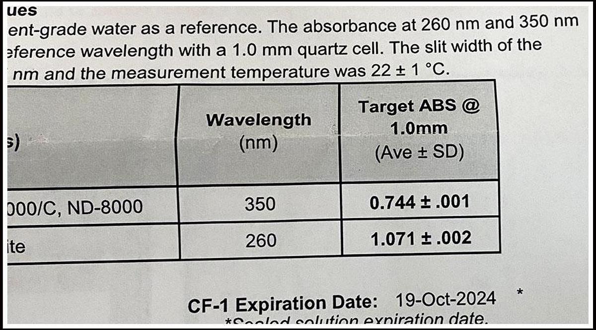 Used Thermo NanoDrop One Spectrophotometer w WARRANTY