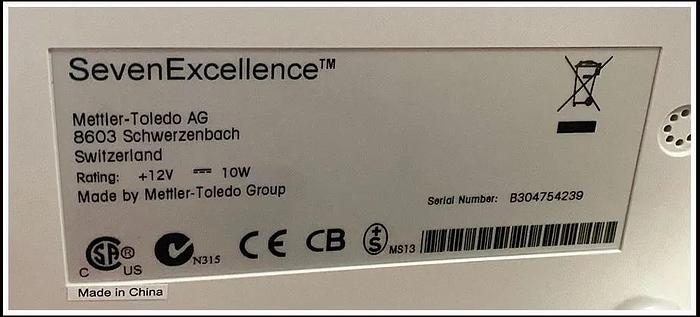 Used Mettler SevenExcellence Multiparameter pH Conductivity Meter w WARRANTY