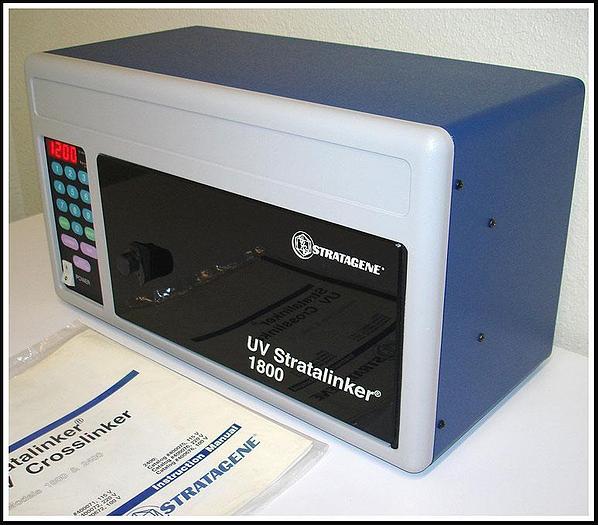 Used Stratagene Stratalinker 1800 UV DNA RNA Crosslinker w WARRANTY