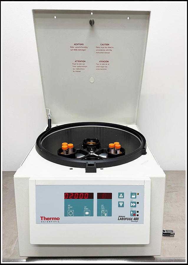 Used Thermo LaboFuge 400 Centrifuge 15ml Buckets w WARRANTY