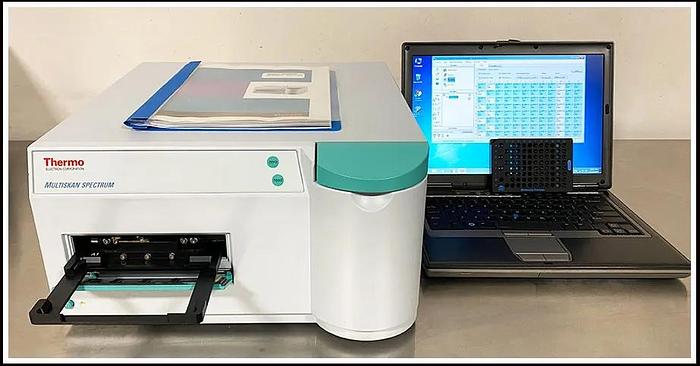 Used Thermo Multiskan Spectrum  Microplate Reader 96 & Cuvette w WARRANTY