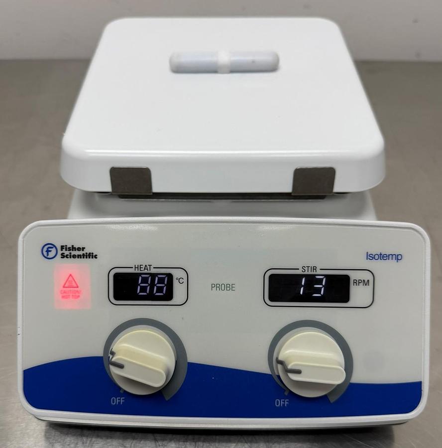 Used * Fisher Isotemp Digital Hot Plate Magnetic Stirrer 7x7" w WARRANTY