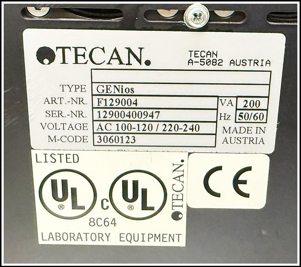 Used Tecan Genios Plus Multimode Microplate Reader Ab & FI & Lum w WARRANTY
