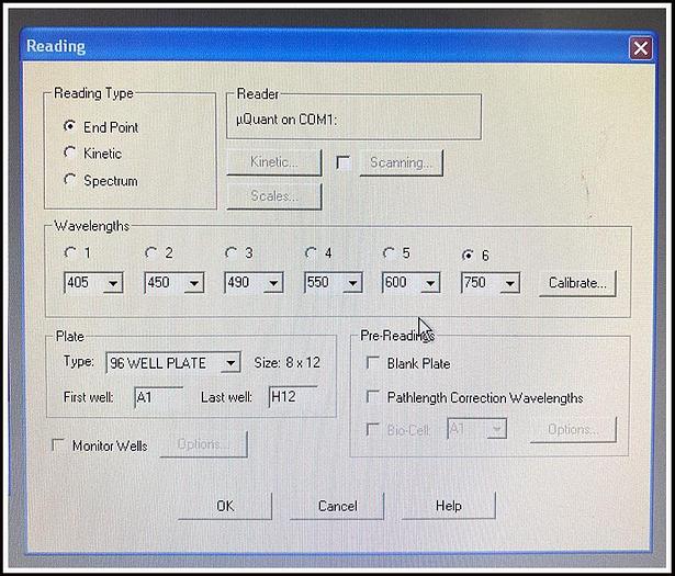 Used Bio-Tek uQuant Microplate Reader Spectrophotometer 200-999nm Complete w WARRANTY