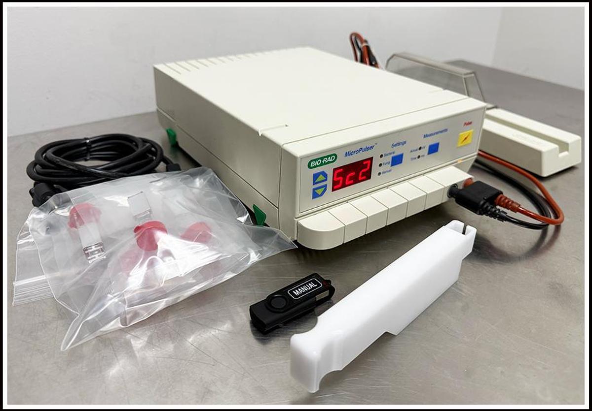 Used Bio-Rad Micropulser Electroporation Bacterial Pulser w WARRANTY