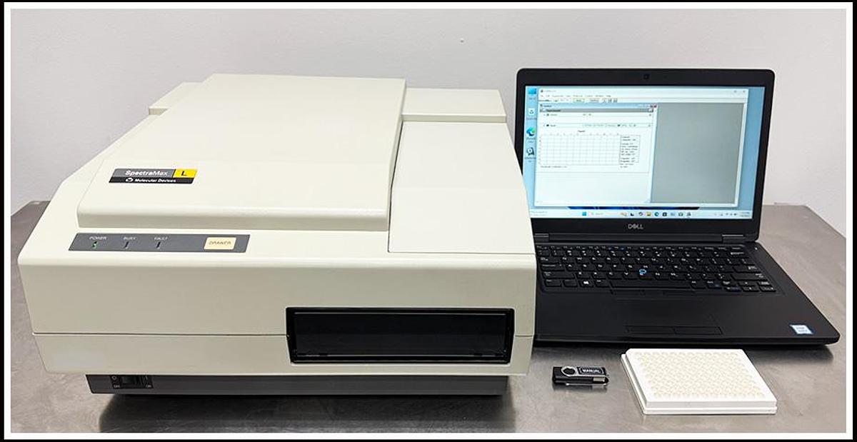 Used Spectramax L Microplate Luminometer Luminescence Reader w WARRANTY
