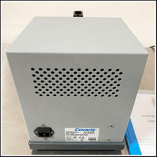 Used Covaris CryoPREP CP02 Cryogenic Dry Pulverization w WARRANTY