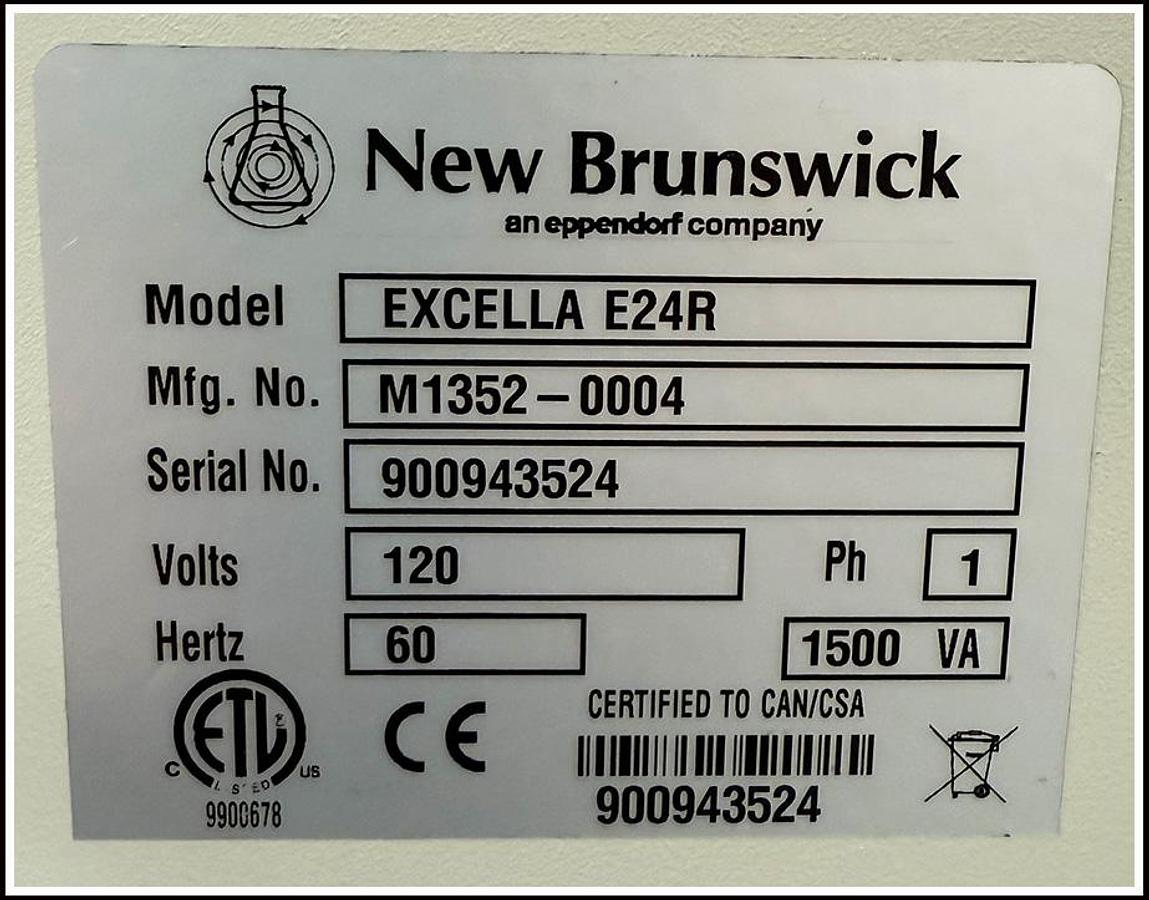 Used New Brunswick Incubator Shaker Excella E24R Refrigerated w WARRANTY