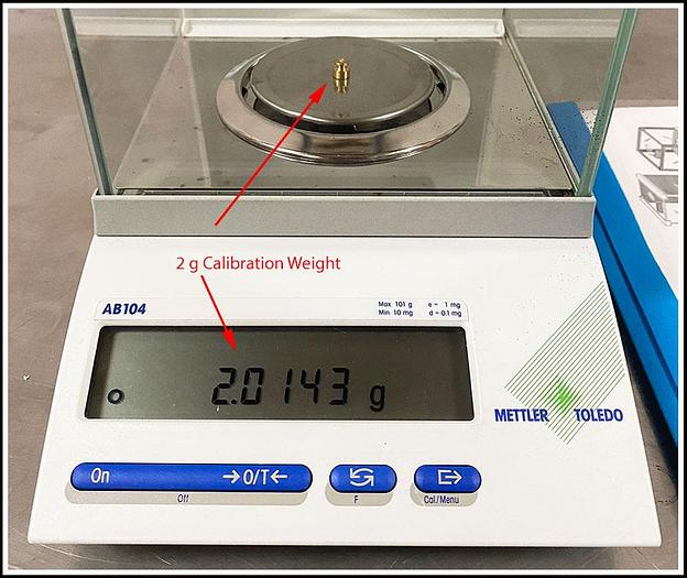 Used Mettler Toledo AB104 0.1mg Analytical Balance w WARRANTY