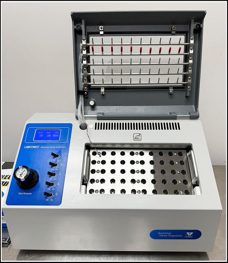 Used Labconco Vertex Rapidvap Dry Tube Evaporator w WARRANTY