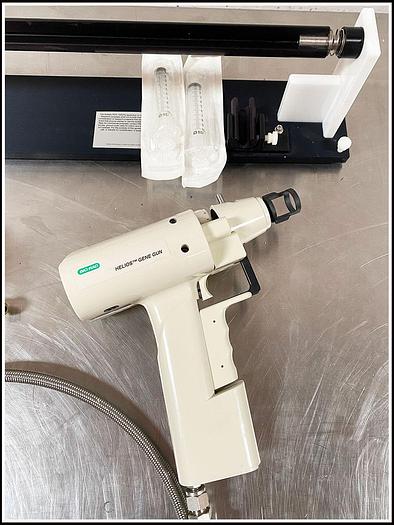 Used Bio-Rad Gene Gun Cat# 1652431 with Tubing Prep Station & WARRANTY