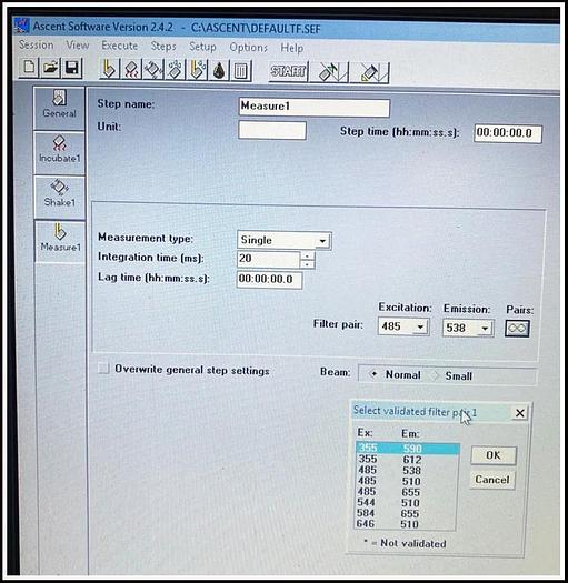 Used Molecular Devices FMax Thermo Fluoroskan Ascent Fluorescence Microplate Reader W WARRANTY