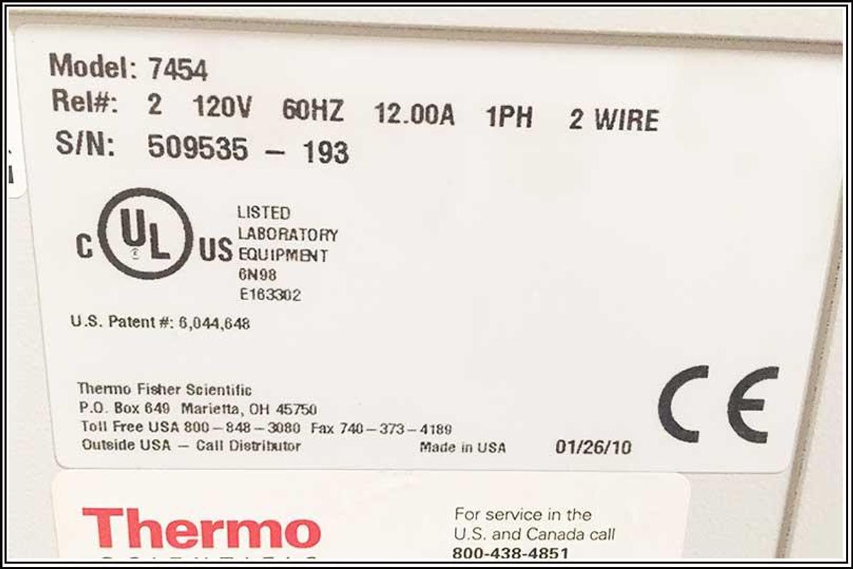 Used Thermo CryoMed Control Rate Freezer 7454 w WARRANTY