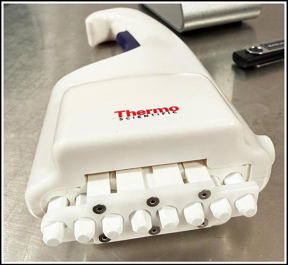 Used Thermo Handheld 8 Channel Capper Decapper 4105MAT w WARRANTY 