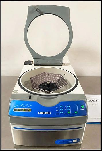 Used Labconco Centrivap DNA 7970010 w Rotor & Vacuum Pump w WARRANTY