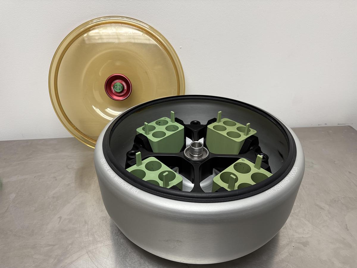 Used * Thermo Scientific BioShield 1000A Swing Bucket Rotor with 50ml Buckets