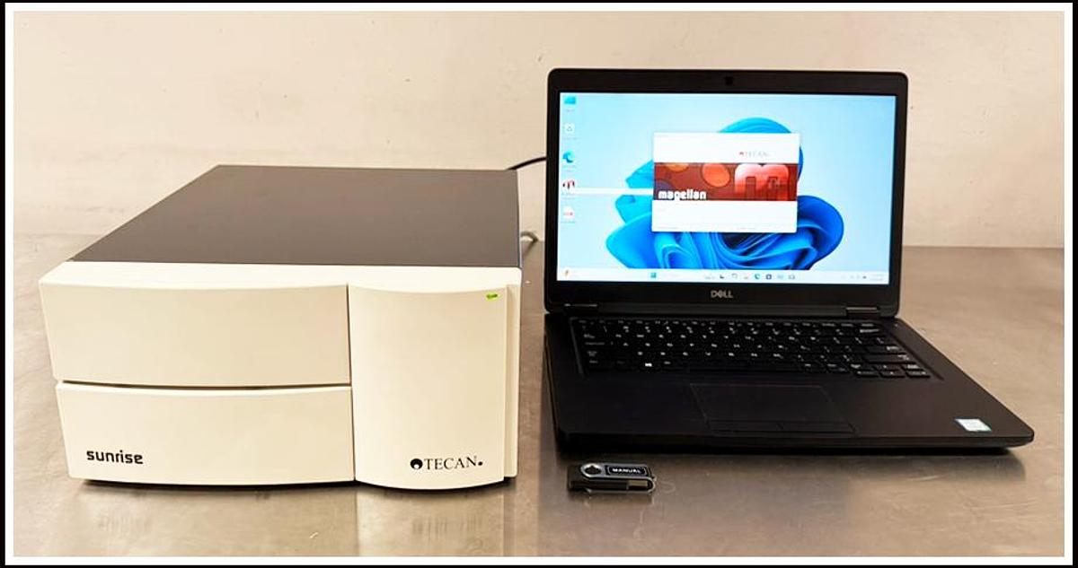 Used Tecan Sunrise Microplate Reader COMPLETE w WARRANTY