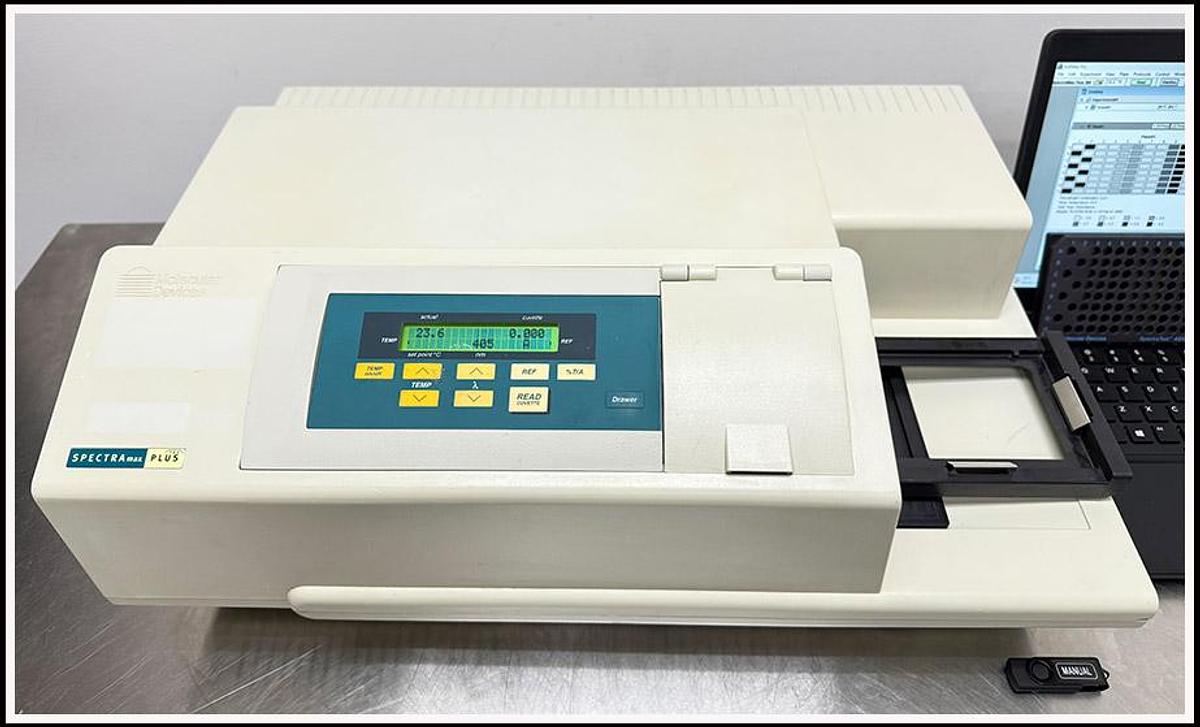 Used Molecular Devices SpectraMax Plus 384 COMPLETE VALIDATED w WARRANTY