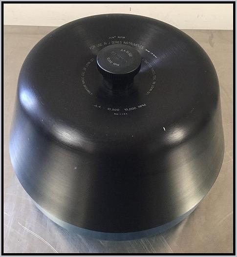 Used Beckman Rotor JLA 10.500 COMPLETE W Canisters Lid WARRANTY