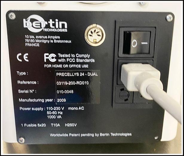 Used Bertin Precellys 24 Bead Tissue Homogenizer W WARRANTY