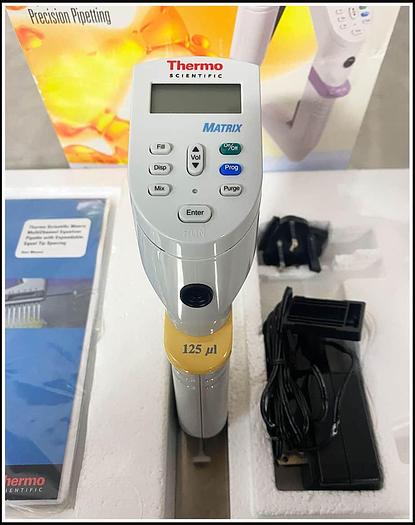 * NEW Thermo Matrix Equalizer 2131 384 Electronic MultiChannel Pipettor 2-125µL 8C