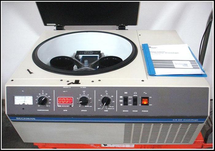 Used Beckman GS-6R Refrigerated Centrifuge Microplate w WARRANTY