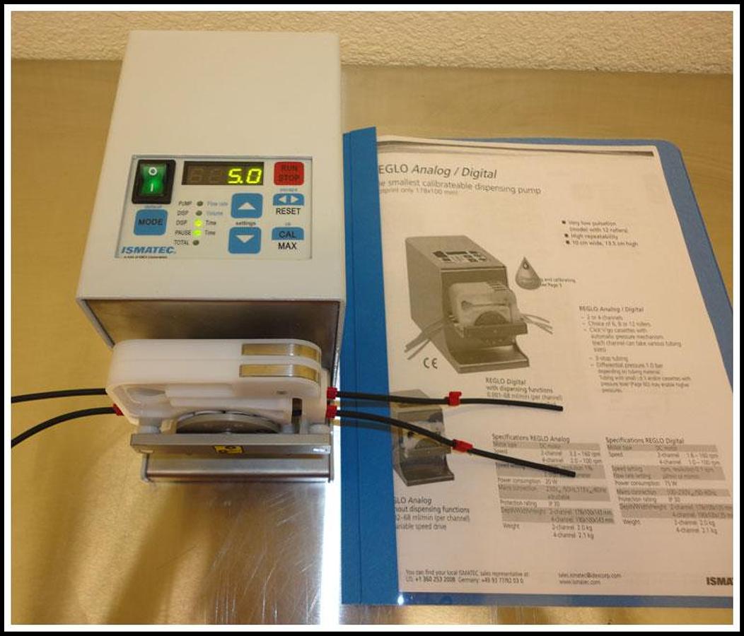 Used Ismatec REGLO ISM 832 Dispensing Cassette Pump w WARRANTY