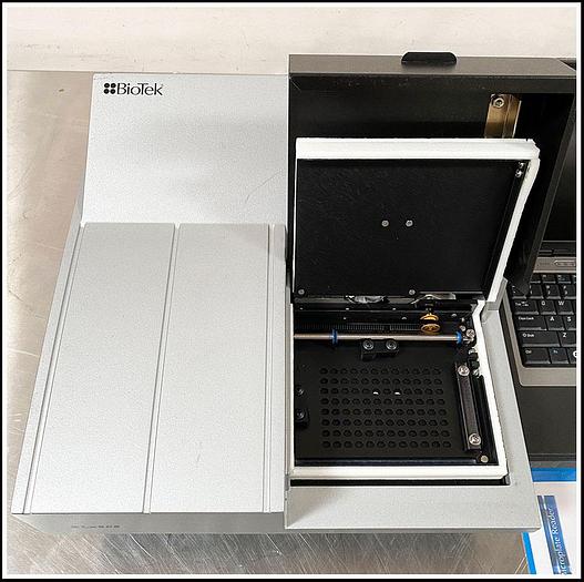 Used Bio-Tek ELx808 IU Microplate Reader w Incubator & Gen5 Software COMPLETE W WARRANTY