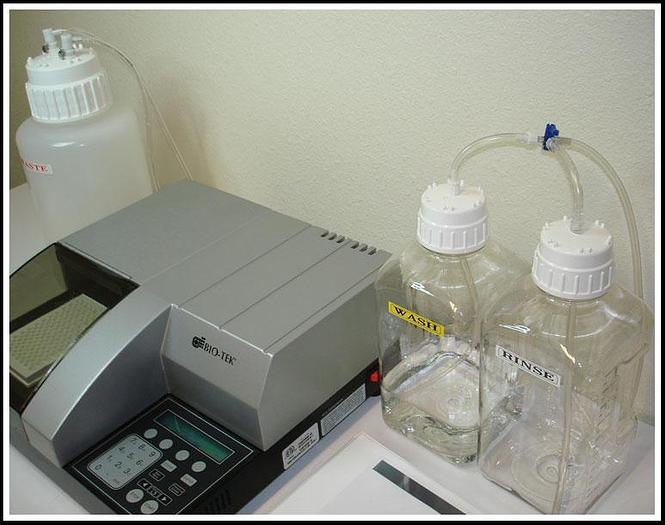 Used Bio-Tek Elx50 Microplate Strip Washer ELISA 8 Channel w WARRANTY