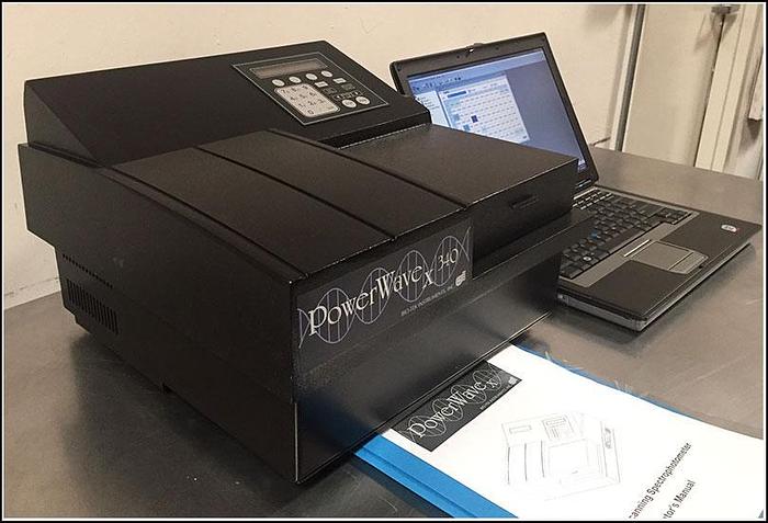 Used Bio-Tek PowerWave X 340 Microplate Reader 340-999nm COMPLETE w WARRANTY