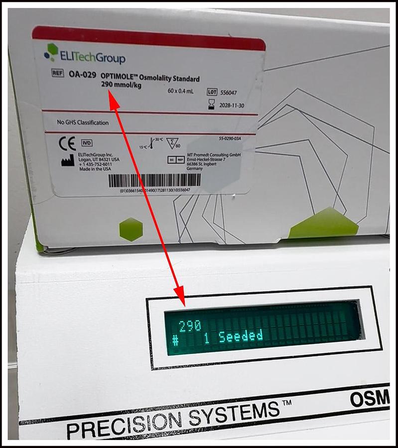 Used Osmometer 5005 OSMETTE II PSI Precision Systems w WARRANTY