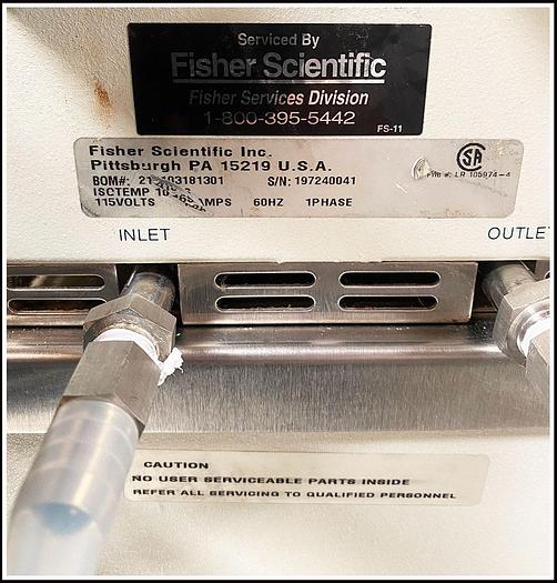 Used Fisher Isotemp 2028S Circulator Heating Water Bath W WARRANTY