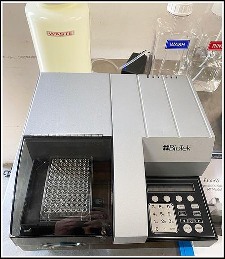 Used Bio-Tek ELx800 Microplate Reader & Elx50 Washer COMBO w WARRANTY