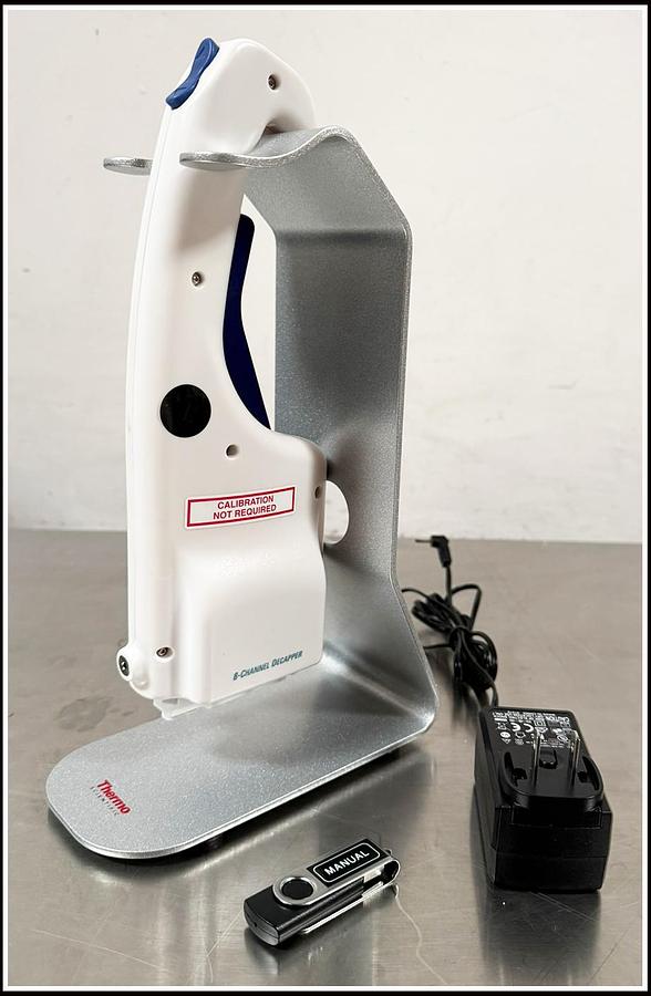 Used Thermo Handheld 8 Channel Capper Decapper 4105MAT w WARRANTY 