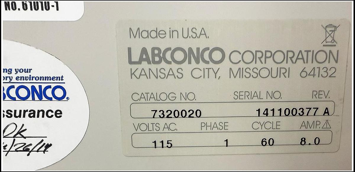 Used Labconco Vertex Rapidvap Dry Tube Evaporator w WARRANTY